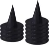 10er Pack Hexenhut Schwarz Halloween Party Hüte Kostüm Produktbild-Vorschau 1