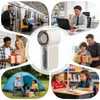 Mini Handventilator Akku, mit 6 Stufen, LED Display USB-C, Produktbild-Vorschau 5
