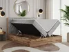 Boxspring s dřevěným dekorem a prošívaným čelem AMORE s Náhled obrázku produktu 2