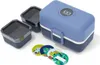 MONBENTO Kinder Brotdose TRESOR 16 x 9.2cm Blau Lunch Produktbild-Vorschau 1