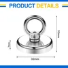 Magnete Stark Groß 45KG, 8 Stück Neodym Magnet Extra Starke Produktbild-Vorschau 2