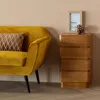 Fejo Kommode 4 Schubladen Mdf Braun Produktbild-Vorschau 5