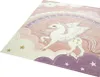 Kinderzimmer Teppich Einhorn Regenbogen creme rosa Größe - Produktbild-Vorschau 2