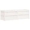 vidaXL Pflanzkübel Weiß 150x50x50 cm Massivholz Kiefer Produktbild-Vorschau 1