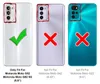 Three phone backs are shown, with a checkmark on the first and X marks on the other two, indicating compatibility. Podgląd zdjęcia produktu