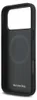 The back of a black iPhone case with a circular MagSafe magnet visible. Produktbild-Vorschau