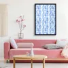 MuchoWow® MuchoWow® Gerahmtes Poster Blumen - Rosen - Blau Produktbild-Vorschau 6
