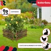 KOTARBAU® Gartenzaun aus Holz 60cm Beeteinfassung Produktbild-Vorschau 4