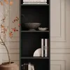 Modernes Standregal R40 Schwarz 182x40x30 cm mit offenen Produktbild-Vorschau 4