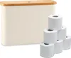 Relaxdays - Rangement pour papier toilette, 12 rouleaux, H Voir les images du produit 1