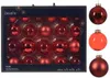 Weihnachtskugeln Glas 5-7cm 21er Set - Weihnachtsrot Produktbild-Vorschau 3
