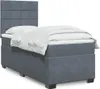Boxspringbett mit Matratze Dunkelgrau 90x200 cm Samt Produktbild-Vorschau 2