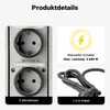 Steckdosensäule 4fach in Granitoptik, IP44, Außensteckdose Produktbild-Vorschau 6