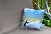 MuchoWow® Outdoor Kissen - Illustration eines fischenden Produktbild-Vorschau 2