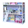 4iQ Große Holzpuppenhaus JULIA 84x34,5x124 cm mit Zubehör Produktbild-Vorschau 3