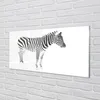 Glasbilder 100x50 Wandkunst painted Zebra Produktbild-Vorschau 2