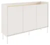 Selsey Tovi - Sideboard 3-türig, 140 cm, Weiß / Holzoptik Produktbild-Vorschau 1