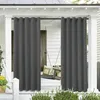 4 Pieces Indoor Outdoor Curtains Waterproof, Opaque Voir les images du produit 8