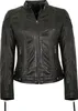 Mauritius - Damen Lederjacke Bikerjacke Lammnappa Kapuze Produktbild-Vorschau 3