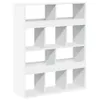 vidaXL Divisorio per ambienti bianco 100x33x125,5 cm Anteprima dell’immagine prodotto 1
