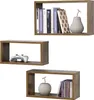 [en.casa] Wandregal Mandal 3er Set Regale in Náhled obrázku produktu 1