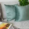 Lionmood Premium Samt Kissenbezug Türkis 50x50cm -1er- Produktbild-Vorschau 3