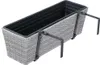 CASARIA® Blumenkasten 4er Set 11 Liter Montagehalterung Produktbild-Vorschau 4