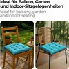 Sitzkissen Stuhlkissen Indoor & Outdoor 4er Set 40x40 cm - Produktbild-Vorschau 5