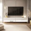 RTV Schrank CALANTE 180 cm auf Beinen mit LED-Beleuchtung Produktbild-Vorschau 2