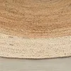 TT Home Wohnzimmer Teppich Jute Rund Modern Boho Produktbild-Vorschau 2