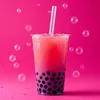 Wiederverwendbare Plastik-Strohhalme für Bubble Tea, bunt, Produktbild-Vorschau 5