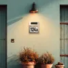 Numéro de maison solaire automatique Maison no Eclairage Voir les images du produit 12