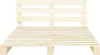 vidaXL Palettenbett Massivholz Kiefer 140×200 cm Produktbild-Vorschau 2