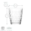 LAV Artemis Wasserbecher Gläser 340ml - Packung mit 12 Produktbild-Vorschau 3