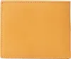 A plain yellow leather wallet. Voir les images du produit
