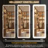 Koonmi LED Ganzkörperspiegel 180 x 66 cm stabiler Rahmen Produktbild-Vorschau 5