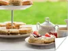 MuchoWow® Poster Tee - Frühstück - Erdbeere 160x120 cm - Produktbild-Vorschau 1
