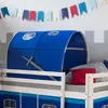 Homestyle4u Detský tunel pre podkrovnú posteľ Bavlna 90 cm Náhľad obrázku produktu 5