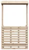 vidaXL Barra da giardino con tetto 112,5x57x195,5 cm in Anteprima dell’immagine prodotto 4
