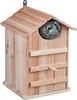 relaxdays Eulen Nistkasten Holz Produktbild-Vorschau 1