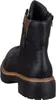 A black boot with a chunky sole and a leopard print lining visible at the top. Voir les images du produit