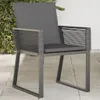 vidaXL Sedie da giardino con cuscini 4 pezzi in polirattan Anteprima dell’immagine prodotto 2