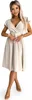 Numoco Formelle Frauenkleider Elnathane beige S Produktbild-Vorschau 6