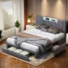 UnboxG Polsterbett Bett 140 x 200 cm, Doppelbett mit Produktbild-Vorschau 2