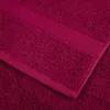 vidaXL Premium Handtücher SOLUND 10 Stk. Bordeaux 100x200 Produktbild-Vorschau 5