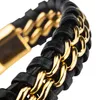 SERASAR | Kožený Náramek pro Muže [Steel] z Stainless Steel Náhled obrázku produktu 8