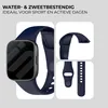 Strap-it Redmi Watch 3 Silikon Armband (Dunkelblau) Produktbild-Vorschau 4