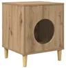 vidaXL Domek dla kota rękodzieło dąb 42,5 x 40 x 53 cm Podgląd zdjęcia produktu 1