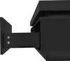 A close-up view of a black drawer pulled out from a black cabinet. Produktbild-Vorschau