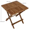 DEGAMO Beistelltisch Gartentisch FLORENCIA 50x50cm Produktbild-Vorschau 6